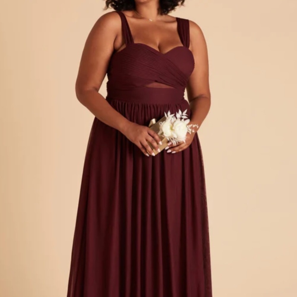 Birdy Grey Elyse bridesmaids dress in Cabernet